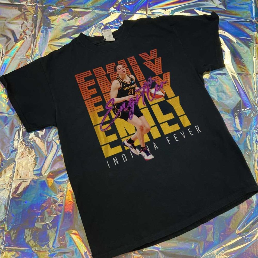Emily Engstler Indiana Fever - Unisex Black T-Shirt